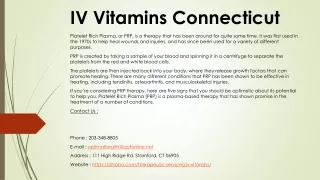 iv vitamins connecticut