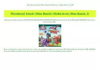 ^DOWNLOAD-PDF) Pterodactyl Attack! (Dino Ranch) (Media tie-in) (Dino Ranch  2) ZIP