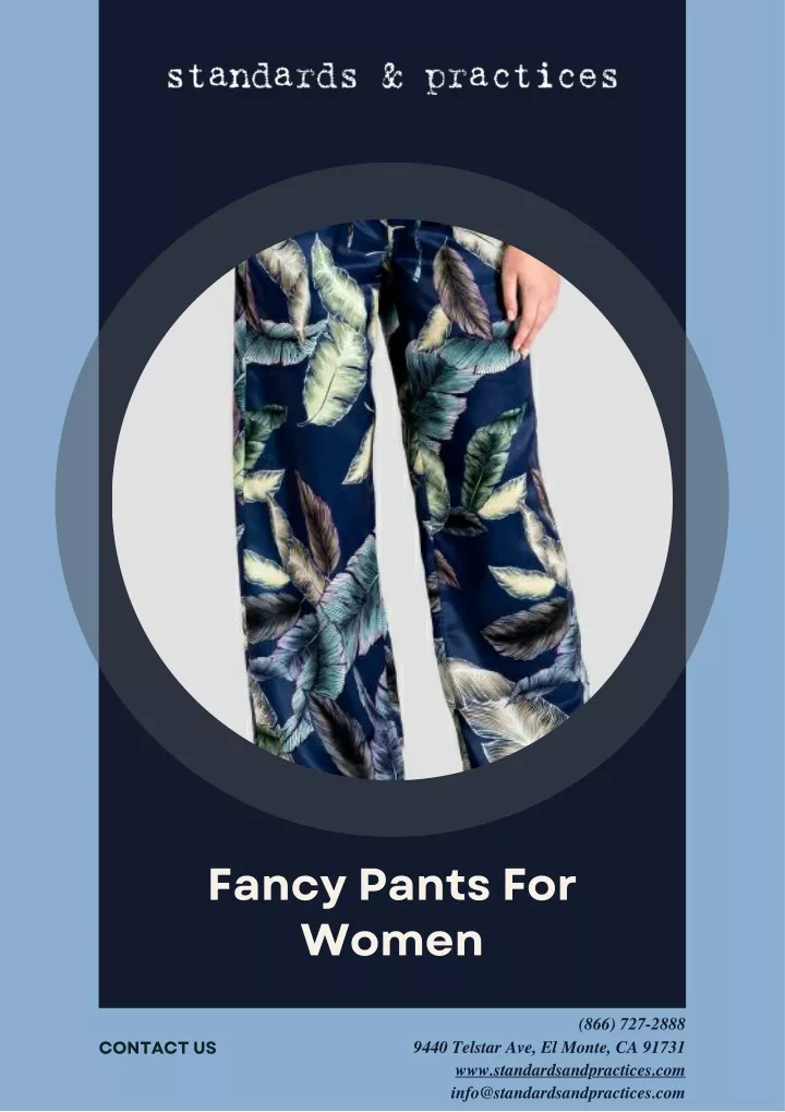 fancy pants for women