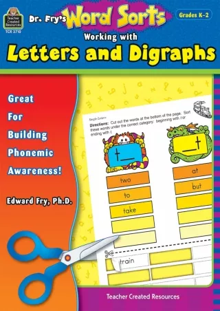 eBOOK  Dr Fry s Word Sorts Working with Letters and Digraphs