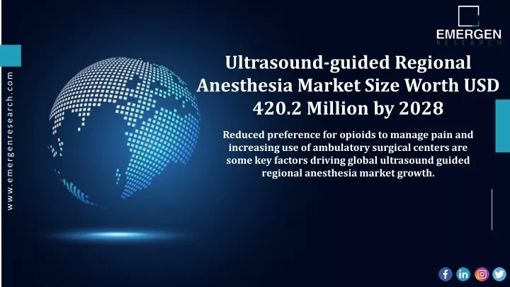 ultrasound guided regional anesthesia market size