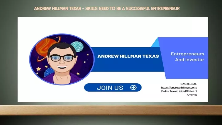 andrew hillman texas skills need