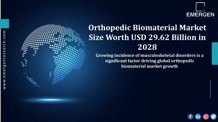 orthopedic biomaterial market size worth