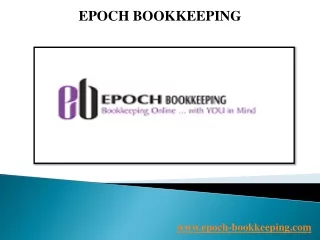 Get online bookkeeping services