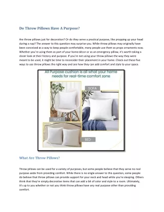do throw pillows have a purpose are throw pillows