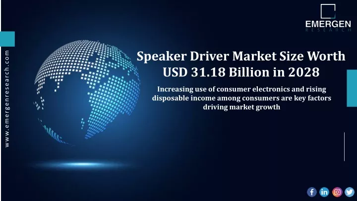 speaker driver market size worth
