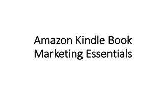 Amazon Kindle Book Marketing Essentials