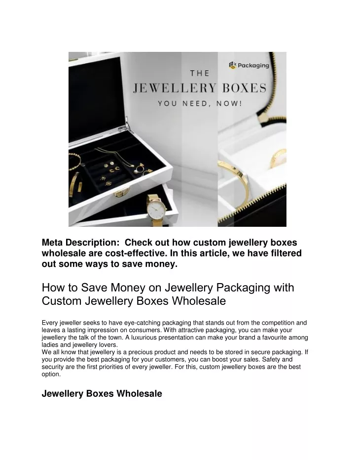 meta description check out how custom jewellery