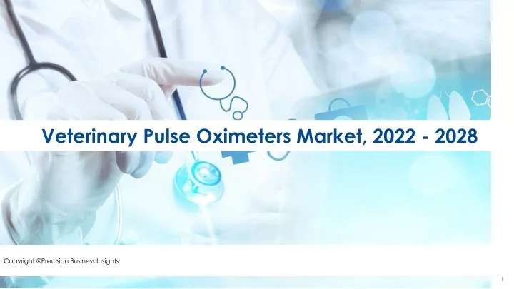 veterinary pulse oximeters market 2022 2028