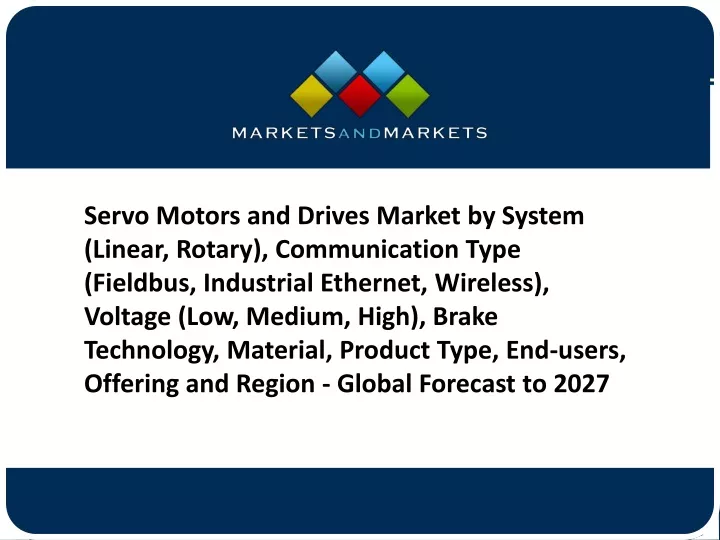 servo motors and drives market by system linear