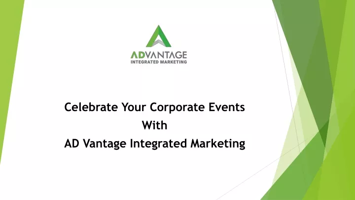 celebrate your corporate events with ad vantage