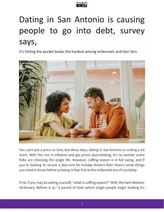 dating in san antonio is causing people