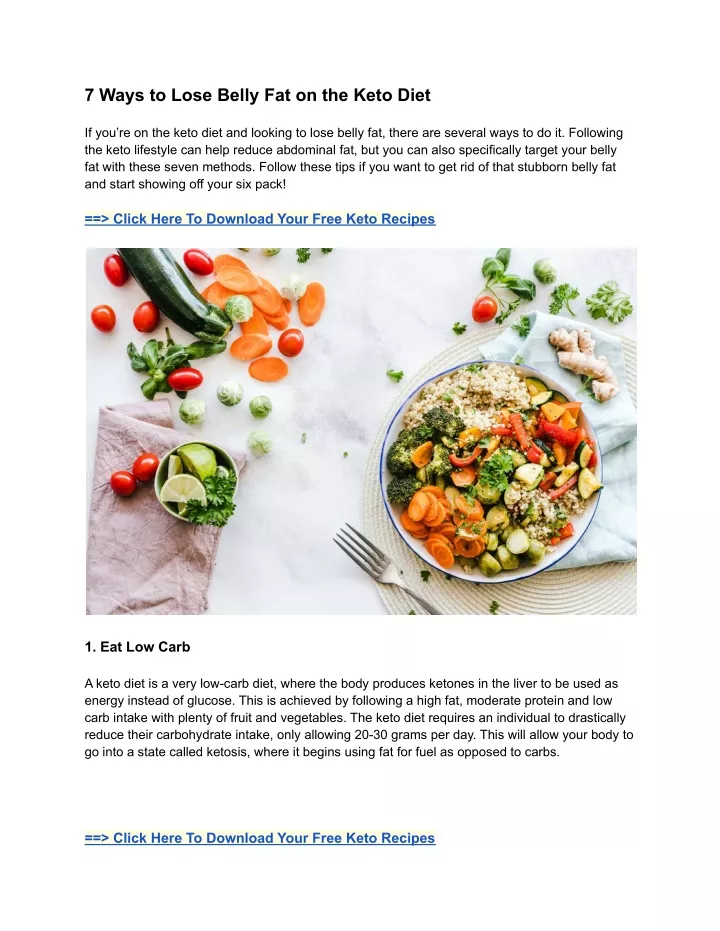 ppt-7-ways-to-lose-belly-fat-on-the-keto-diet-powerpoint-presentation