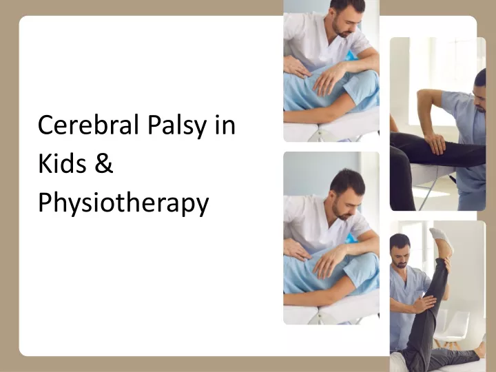 cerebral palsy in kids physiotherapy