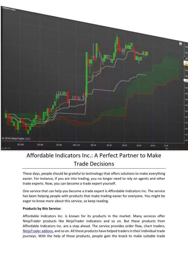 affordable indicators inc a perfect partner