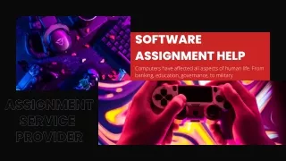 Software Assignment Help Service Provider?