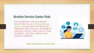 brother service center utah