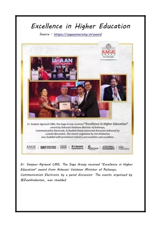 excellence in higher education source https