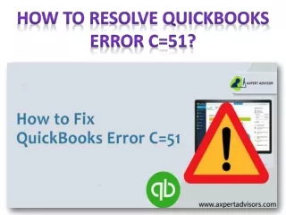how to resolve quickbooks error c 51