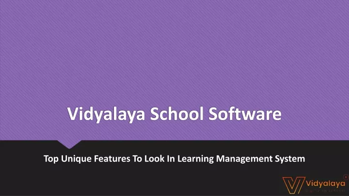 vidyalaya school software