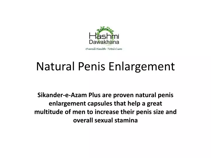 natural penis enlargement