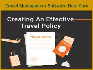 Travel Management Software New York