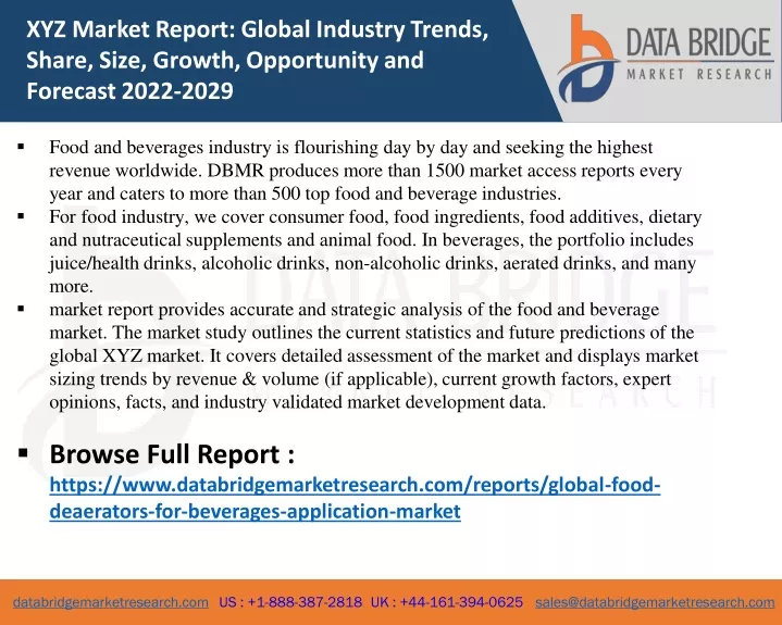 xyz market report global industry trends share