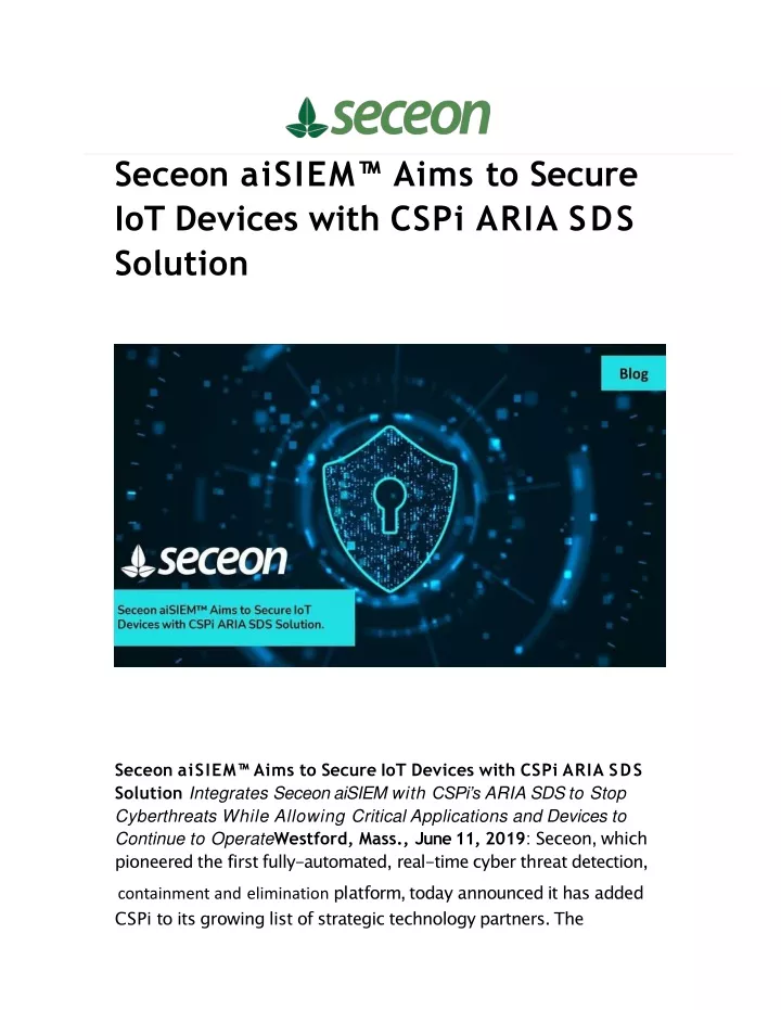 seceon aisiem aims to secure iot devices with