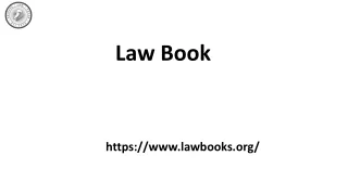 Law Book Lawbooks.org....