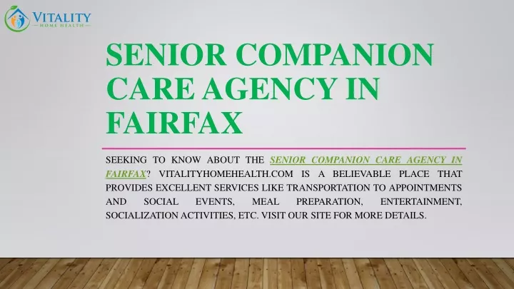 senior companion care agency in fairfax