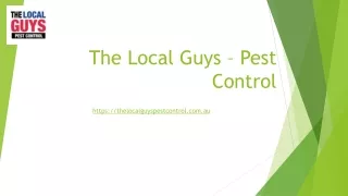 Pest Control Perth | Thelocalguyspestcontrol.com.au