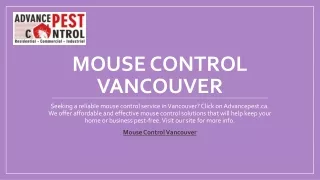 mouse control vancouver