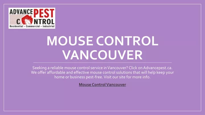 mouse control vancouver
