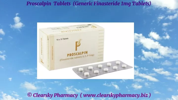 proscalpin tablets generic finasteride 1mg tablets