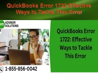 quickbooks error 1722 effective ways to tackle this error