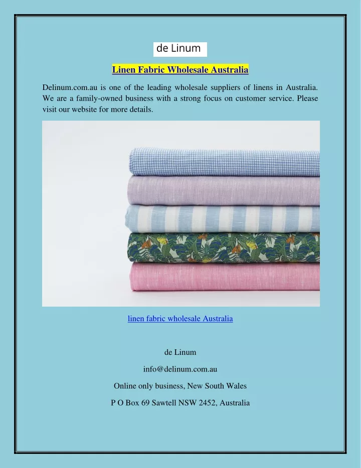 linen fabric wholesale australia