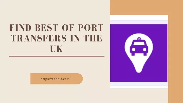 find best of port transfers in the uk