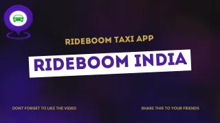 Book a taxi (Rideboom)