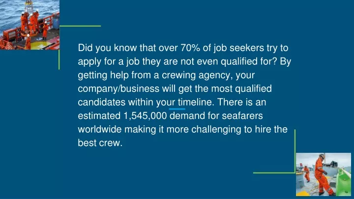 did you know that over 70 of job seekers