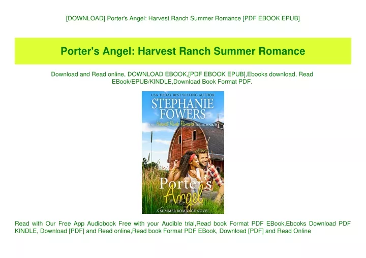 download porter s angel harvest ranch summer