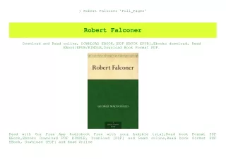 robert falconer full pages