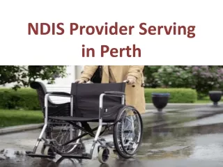 NDIS Provider Serving in Perth