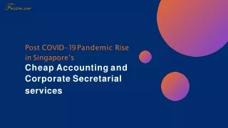 Post-COVID-19 Pandemic Rise in Singapore’s Cheap Accounting and Corp Sec Service