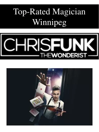 Top-Rated Magician Winnipeg