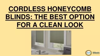 CORDLESS HONEYCOMB BLINDS_ THE BEST OPTION FOR A CLEAN LOOK