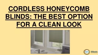 cordless honeycomb blinds the best option for a clean look