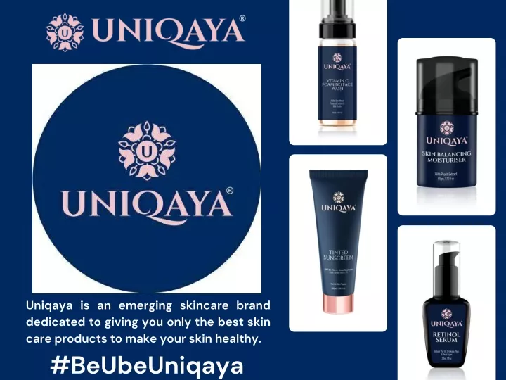 uniqaya is an emerging skincare brand dedicated