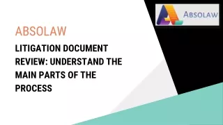 Litigation Document Review Understand the Main Parts of the Process