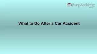 what to do after a car accident