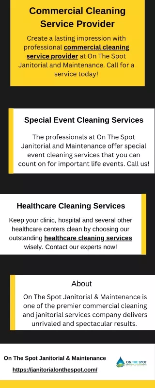 Commercial Cleaning Service Provider